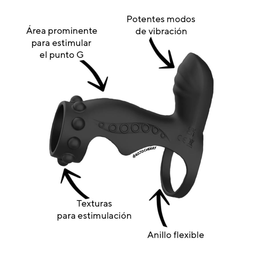 Intense Anillo y Funda Vibrador